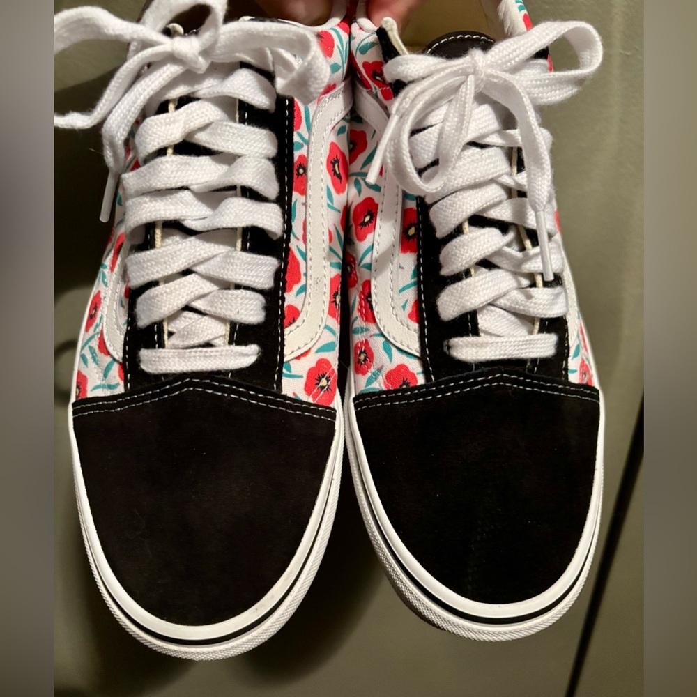 Vans Poppy Old Skool Sneakers Size 11 - Picture 7 of 10